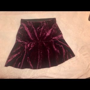 Maroon skirt